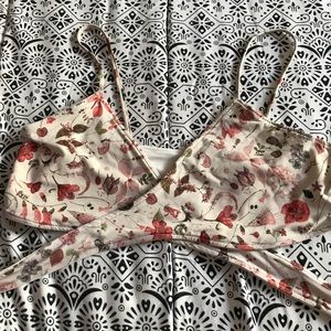 Flower swimsuits top